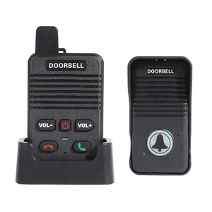 2023 Full Duplex Two-way Intercom Wireless Doorbell Manufacturer 200 Meter Range Wireless Intercom Doorbell with Recharge