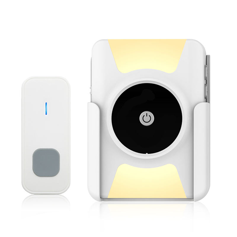 Daytech CC21 Battery deaf door bell vibration flashing light siren 3 in 1 pagers deaf smart wireless bell doorbell