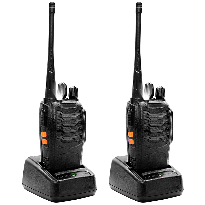 Walkie Talkies Long Range for Adults Portable FRS Two-Way Radios Police Scanner with 16 Channels 400-470MHz UHF Intercoms Wireless for Home Business Hiking Camping