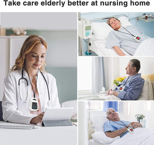 Daytech Caregiver Pager Wireless Call Button Smart Life Alert Systems for Seniors Elderly wireless two way call button caregiver pager