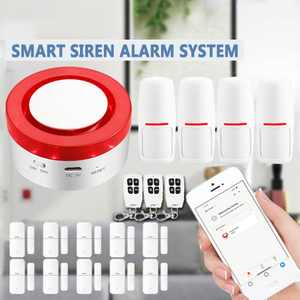Home Security Siren Alarm System Kit Anti-theft Alarm System wholesale samrt siren alarm system