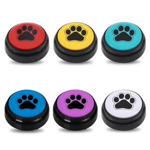 Pet Talking Voice Button Sound Dog Training Speak Buttons Dog Talk Recordable Lead- easy One Buttons For Communication