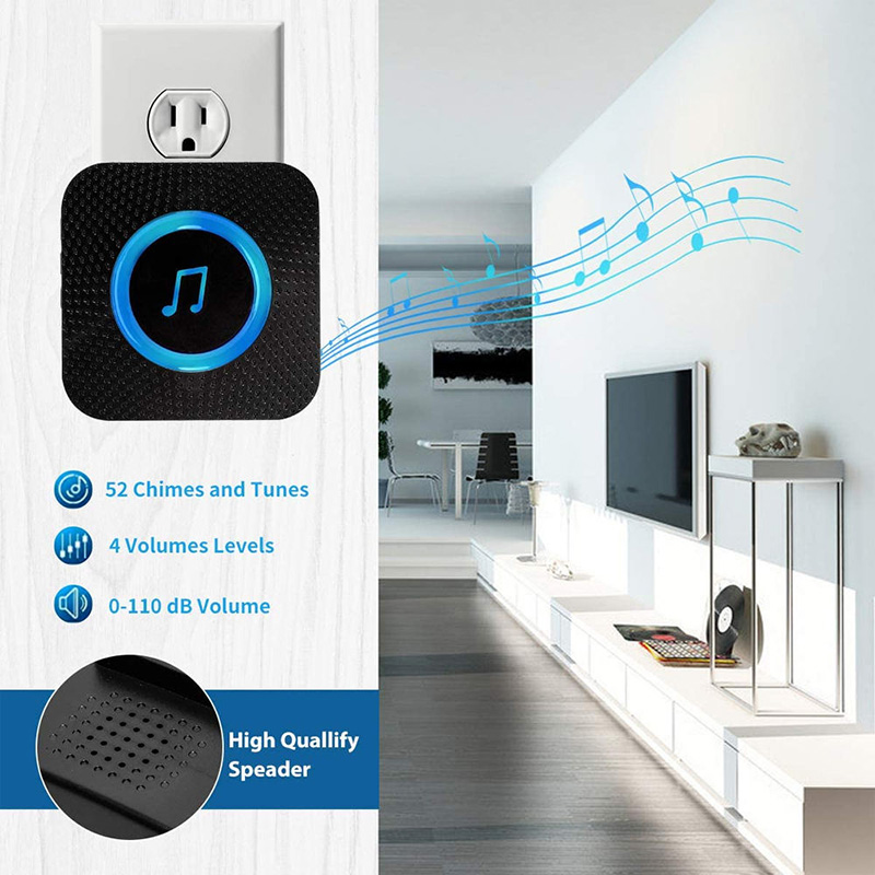Daytech MC01 2-1 Wireless Sensor Door Entry Chime for Home Store