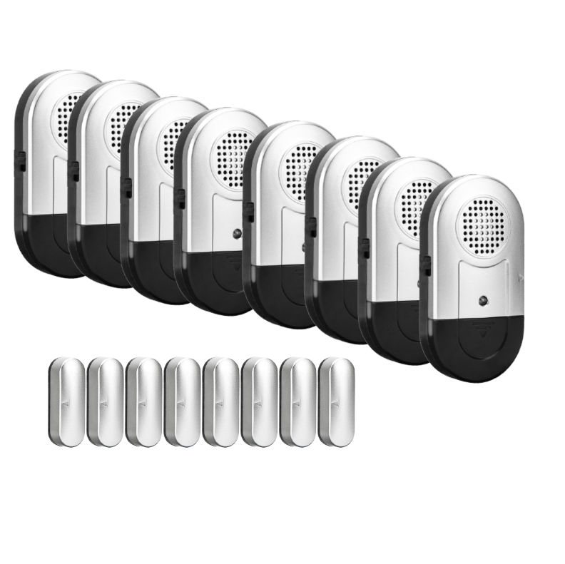 Daytech 8 Magnetic Sensors Wireless Magnetic Door Sensor 