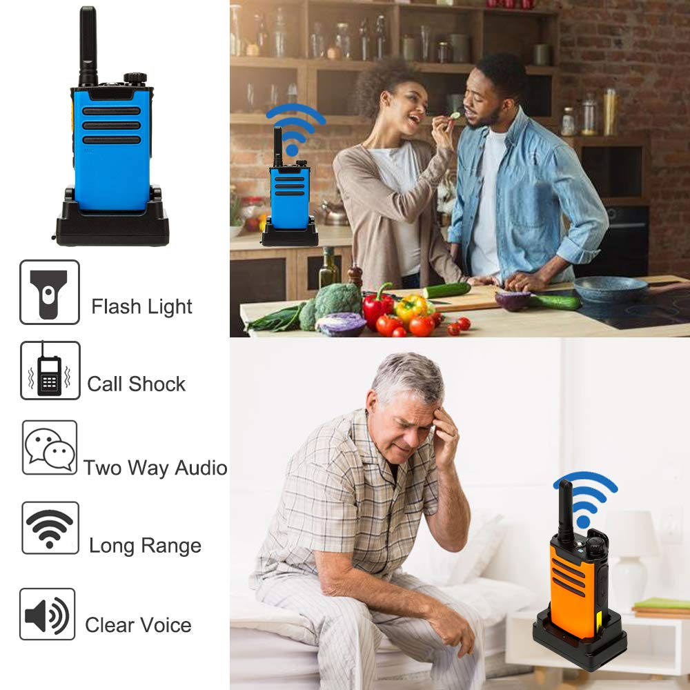 Daytech Intercoms Wireless for Home- 1 Mile 16 Channels Wireless Home mini Intercom for Elderly Room to Room Communication System