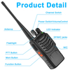 Daytech Walkie Talkies Long Range for Adults Portable FRS Two-Way Radios Police Scanner with 16 Channels 400-470MHz UHF Intercoms Wireless for Home Business Hiking Camping