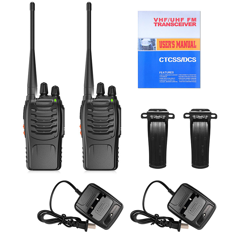 Walkie Talkies Long Range for Adults Portable FRS TwoWay Radios Police Scanner with 16 Channels