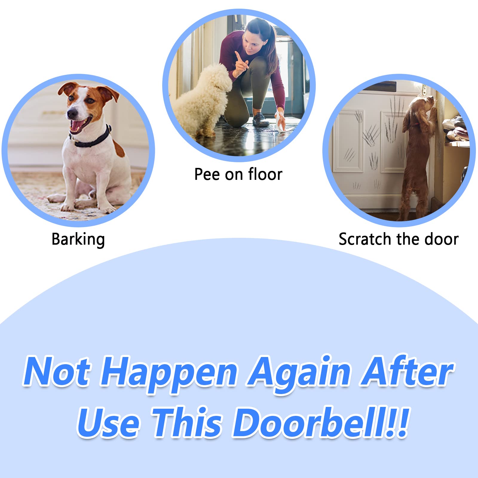 Daytech wireless dog outdoor toilet training doorbell