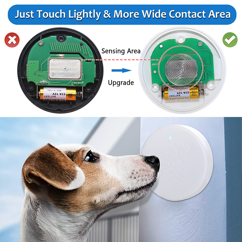 Daytech outdoor waterproof doorbell button 1PC Button for Dog Doorbell (Must use with Receiver)